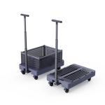 Collapsible Crate+Folding Hand Truck-Rolling Cart